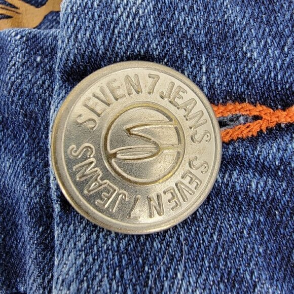 Seven7 Women's 10 Shorts Decorative Stitching Decorative Art Spacious Pockets - Picture 5 of 15